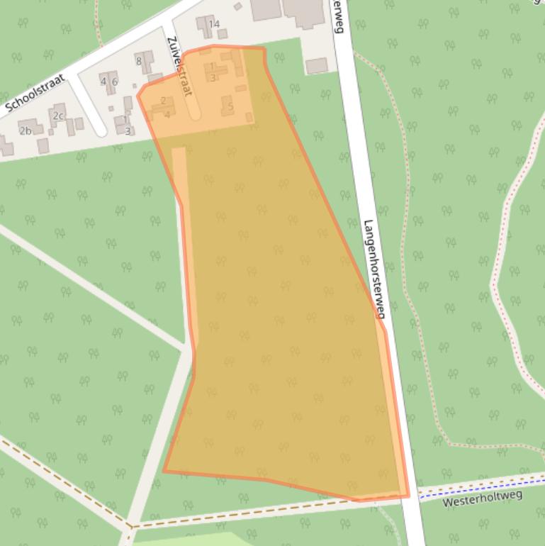 Kaart van postcodegebied 7495TE.