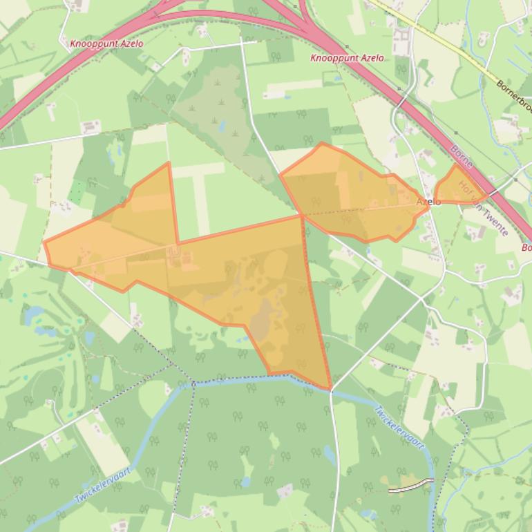 Kaart van postcodegebied 7495TK.