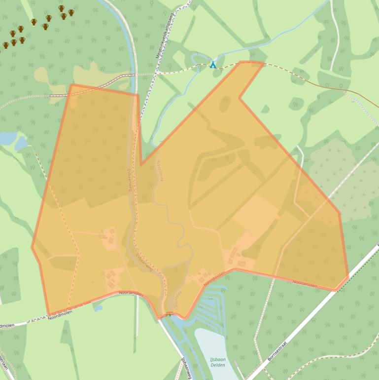 Kaart van postcodegebied 7495VK.