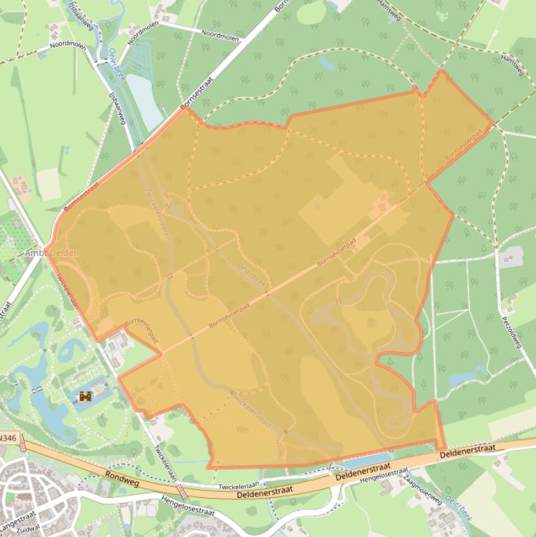 Kaart van postcodegebied 7495VM.