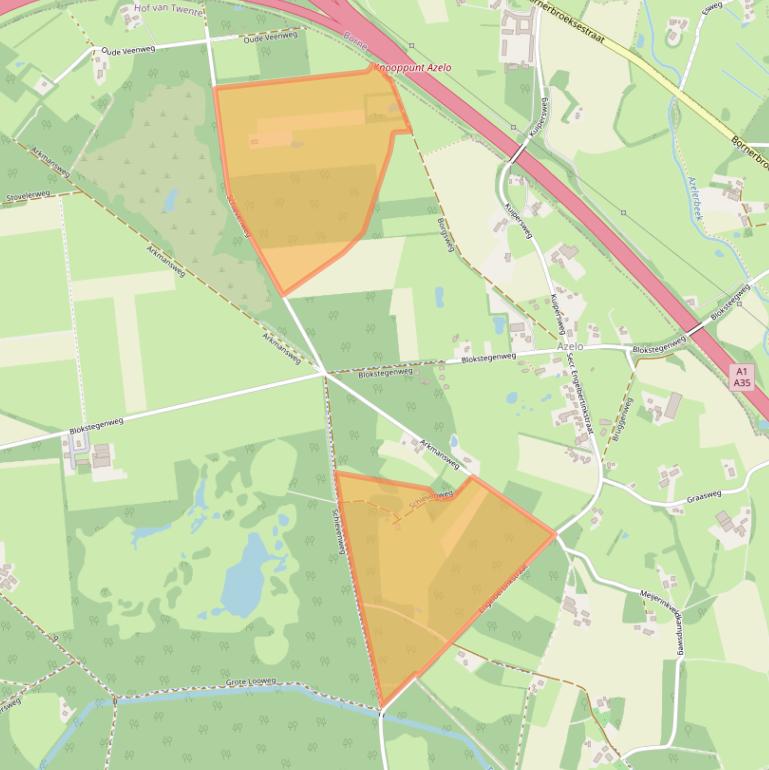 Kaart van postcodegebied 7495VN.