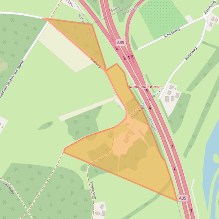 Kaart van postcodegebied 7495VP.