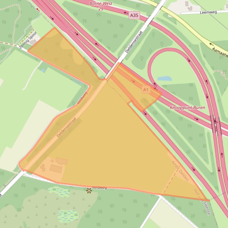 Kaart van postcodegebied 7495VX.