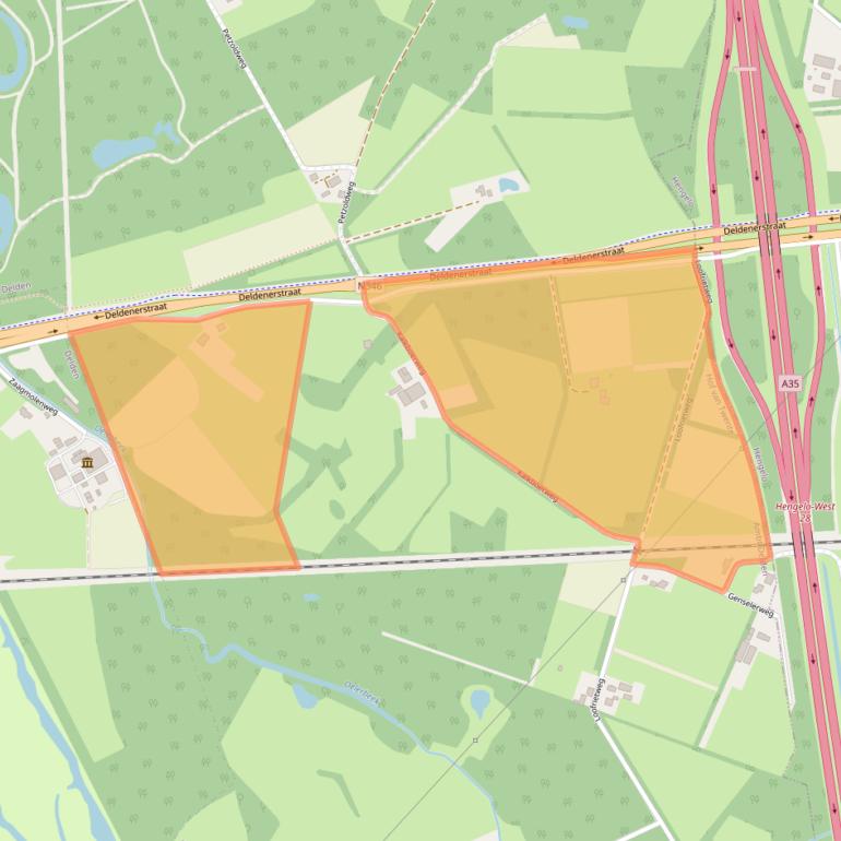 Kaart van postcodegebied 7495WK.