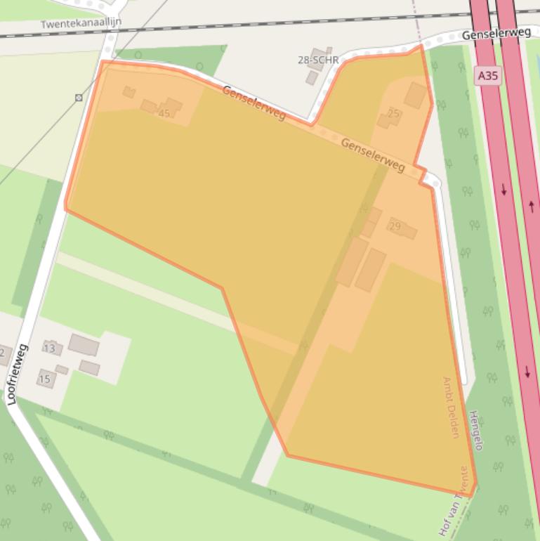 Kaart van postcodegebied 7495WL.