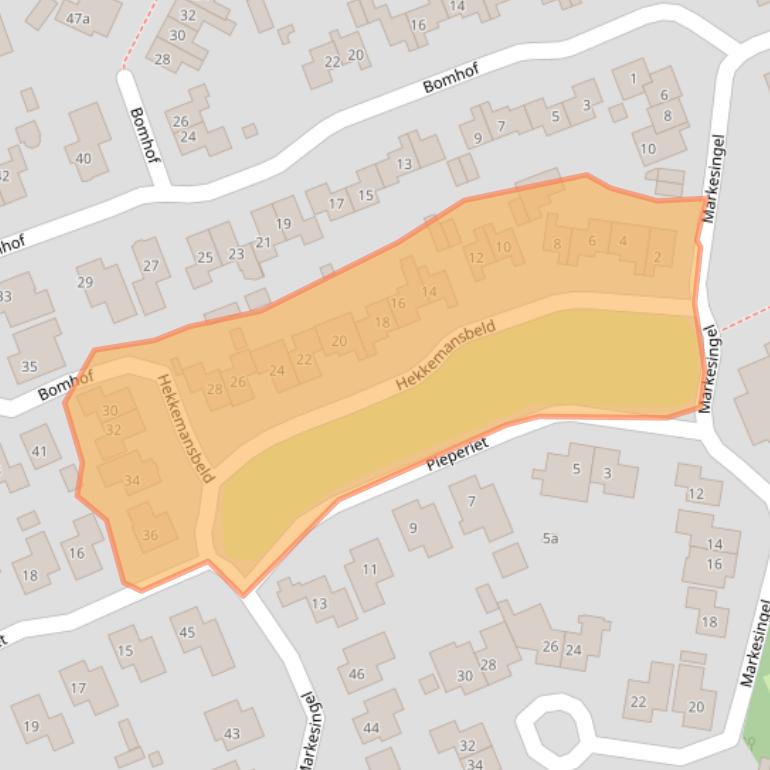 Kaart van postcodegebied 7496BD.