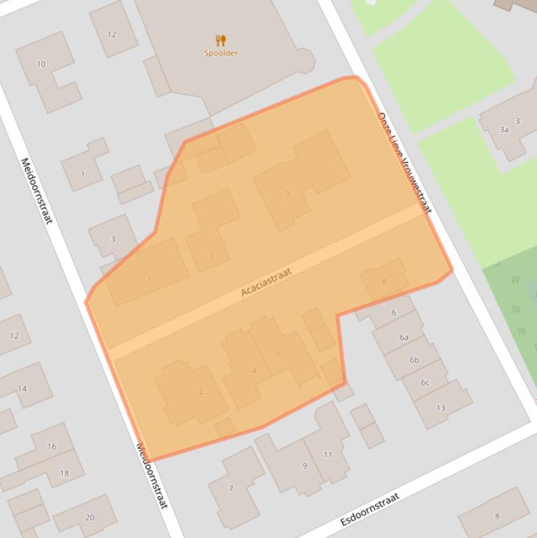 Kaart van postcodegebied 7497MD.