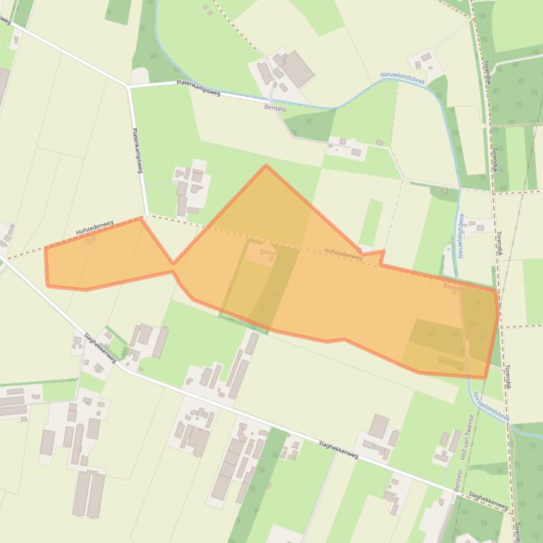 Kaart van postcodegebied 7497NC.