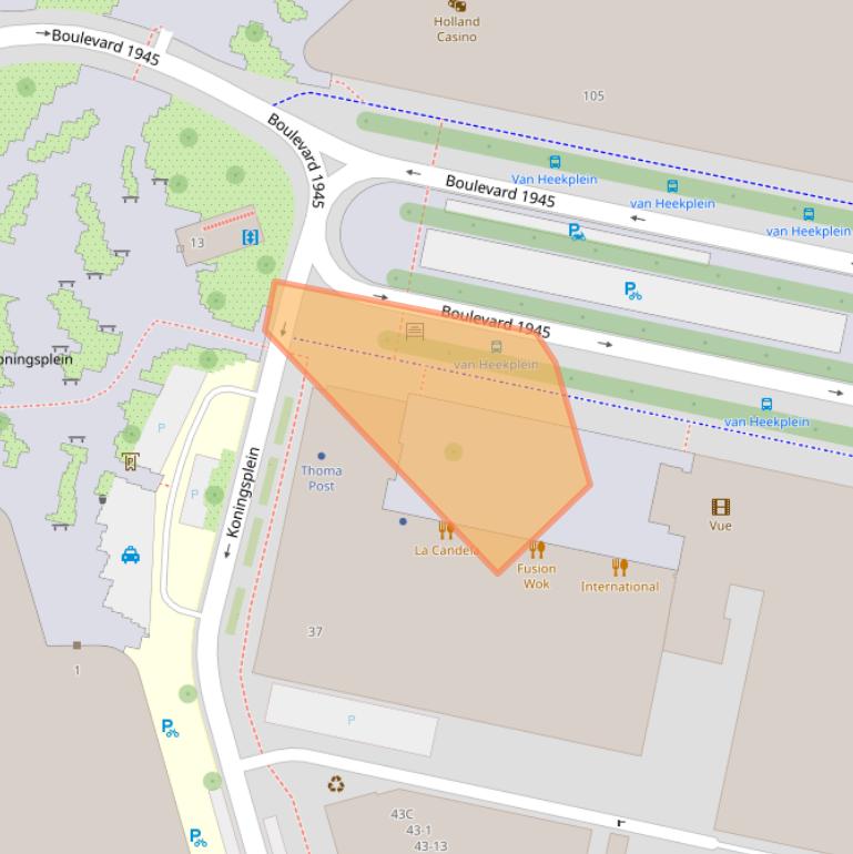 Kaart van postcodegebied 7511AG.