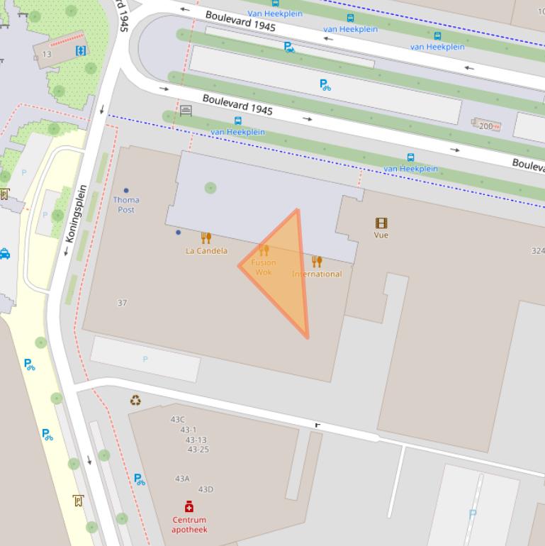 Kaart van postcodegebied 7511AH.