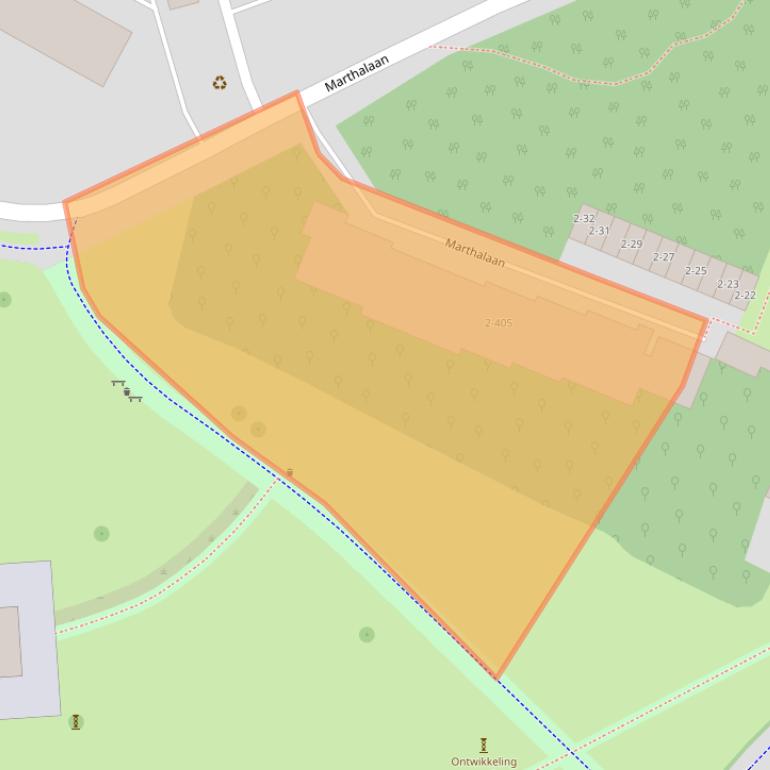 Kaart van postcodegebied 7511AR.