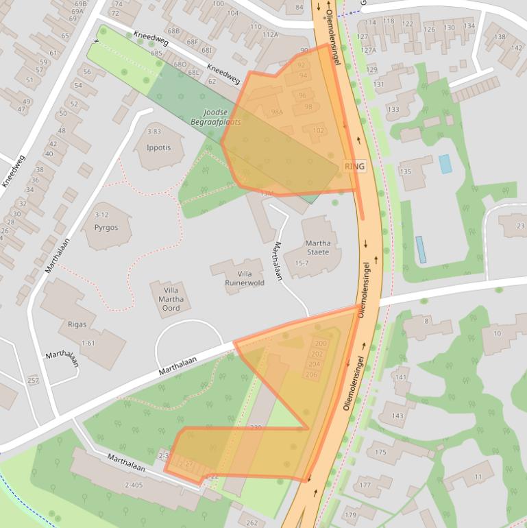 Kaart van postcodegebied 7511BE.