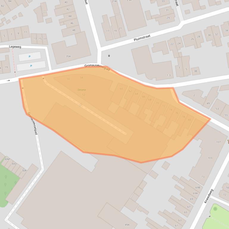 Kaart van postcodegebied 7511BM.