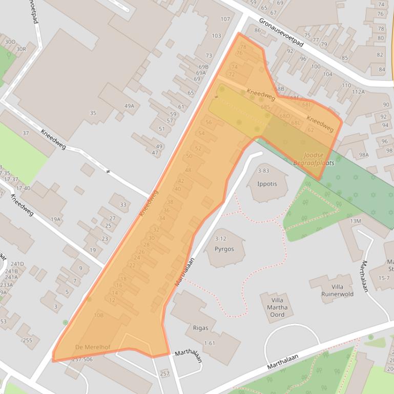 Kaart van postcodegebied 7511CC.