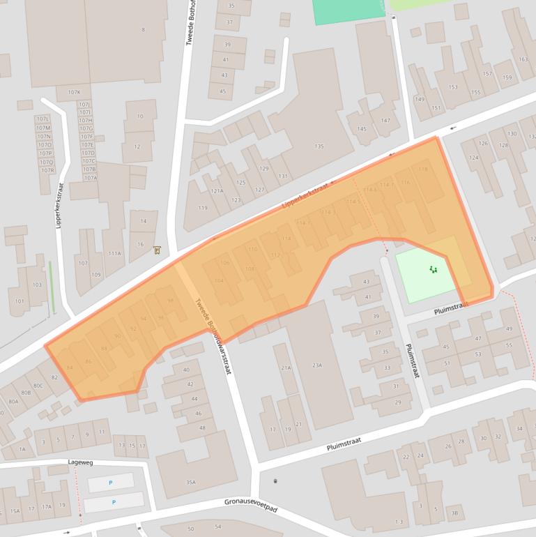 Kaart van postcodegebied 7511DC.