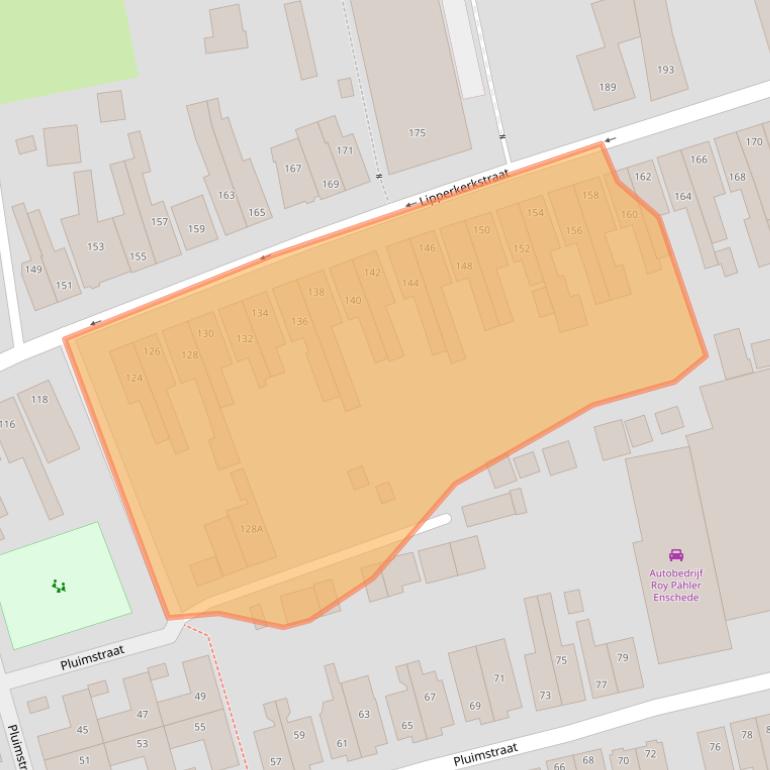Kaart van postcodegebied 7511DD.