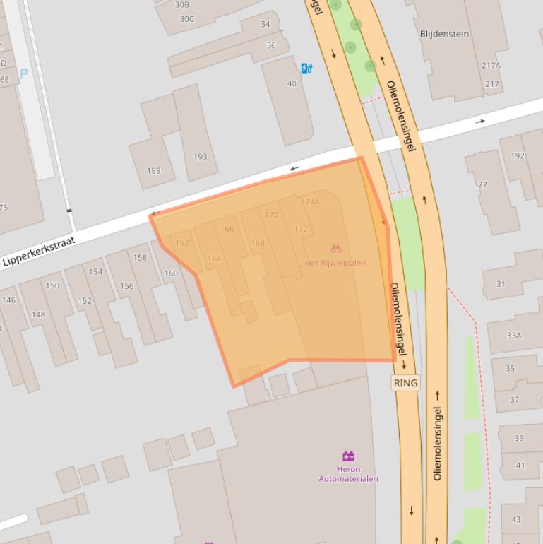 Kaart van postcodegebied 7511DE.