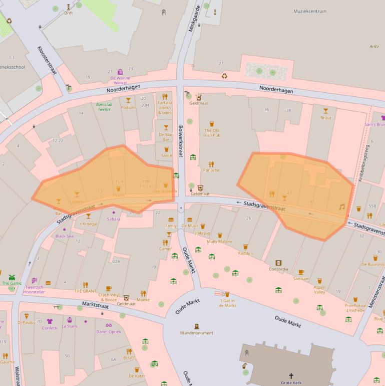 Kaart van postcodegebied 7511EP.