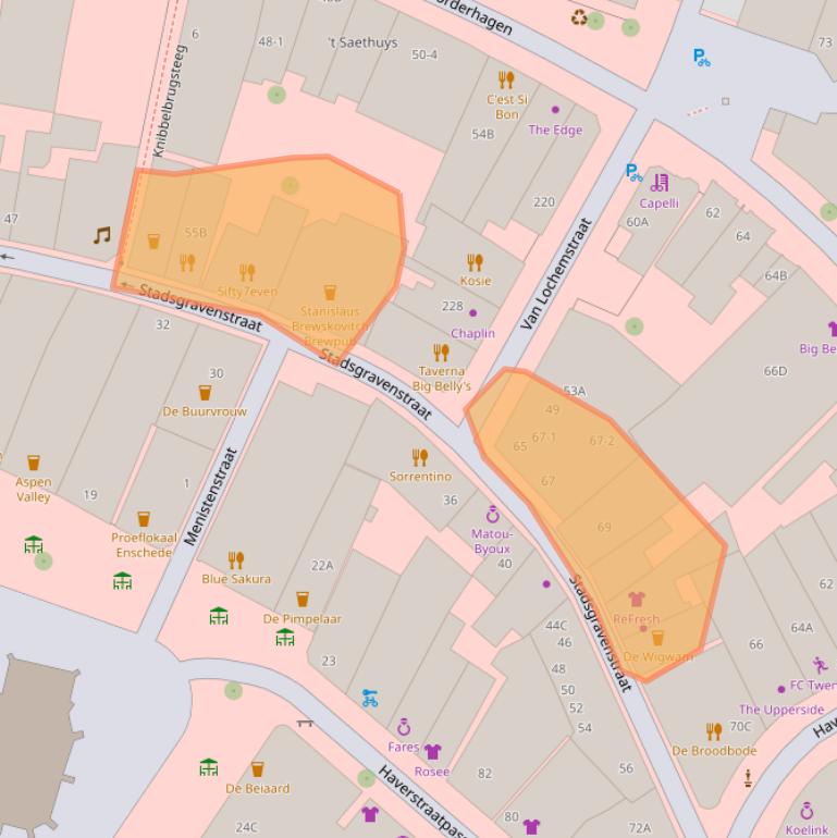 Kaart van postcodegebied 7511ER.