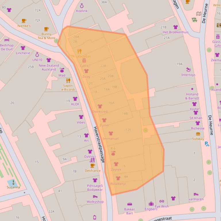 Kaart van postcodegebied 7511EW.