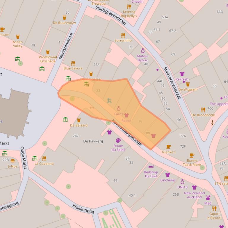 Kaart van postcodegebied 7511EZ.