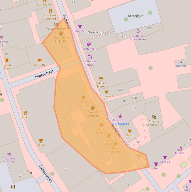 Kaart van postcodegebied 7511GE.