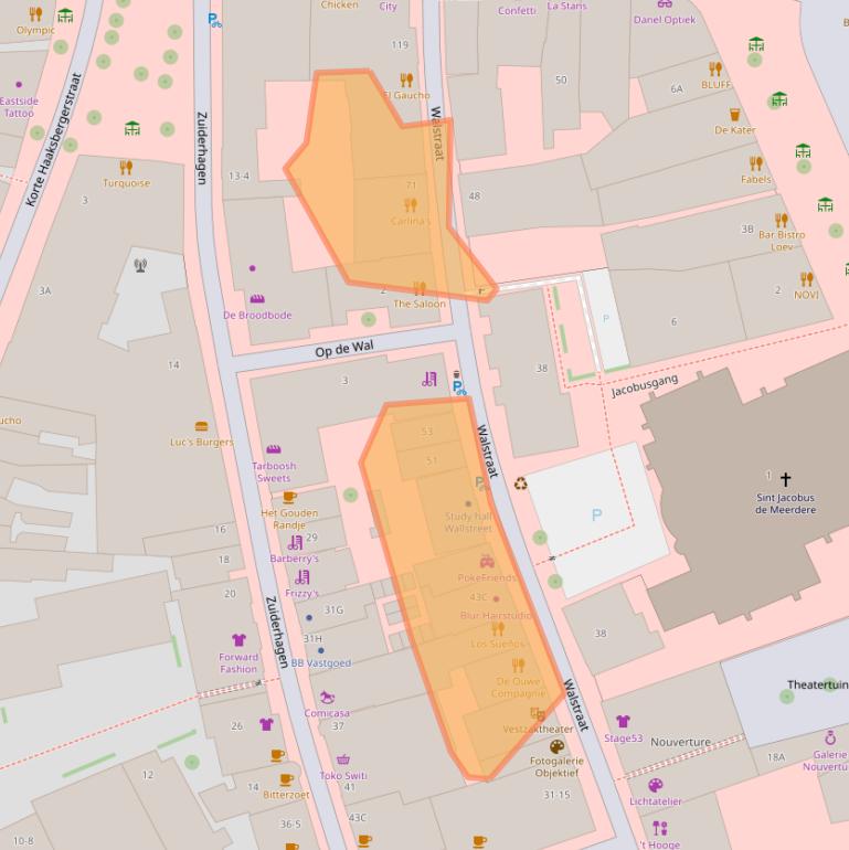 Kaart van postcodegebied 7511GG.