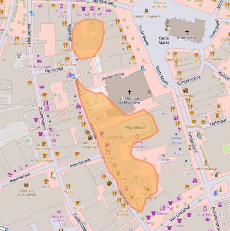Kaart van postcodegebied 7511GH.