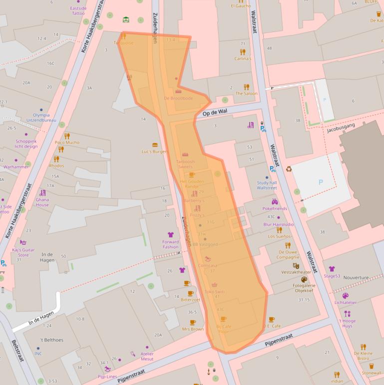 Kaart van postcodegebied 7511GJ.