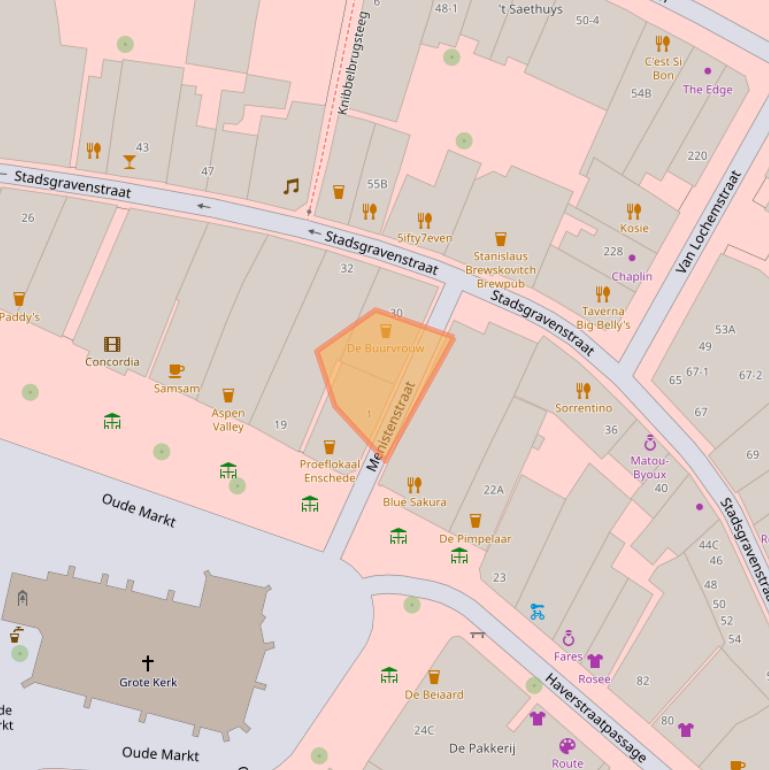 Kaart van postcodegebied 7511GN.