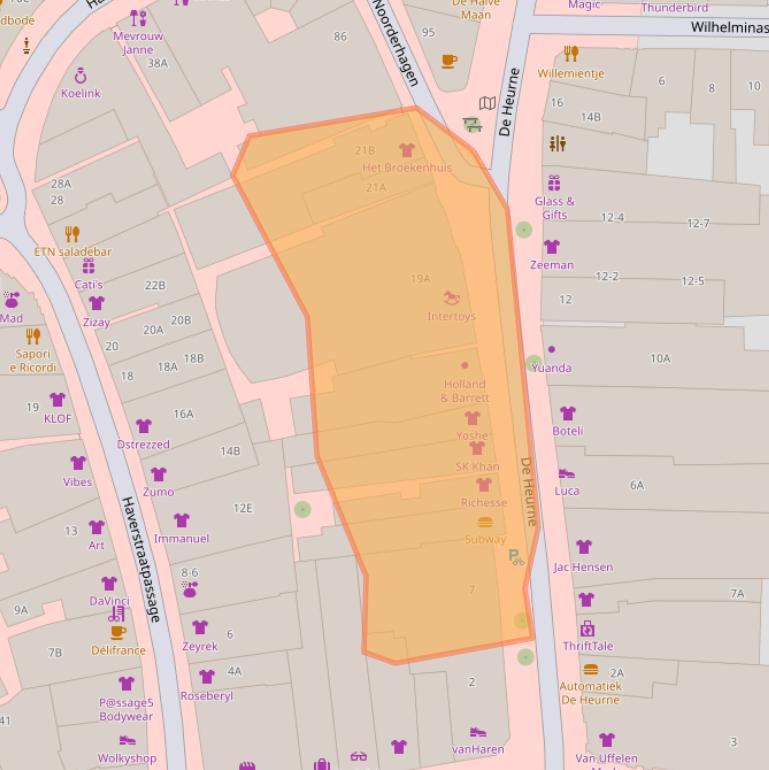 Kaart van postcodegebied 7511GV.