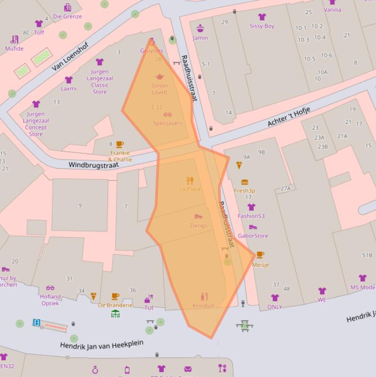 Kaart van postcodegebied 7511HK.