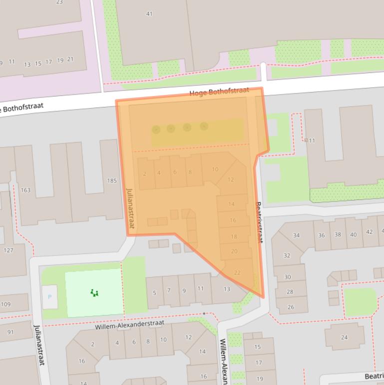 Kaart van postcodegebied 7511KK.