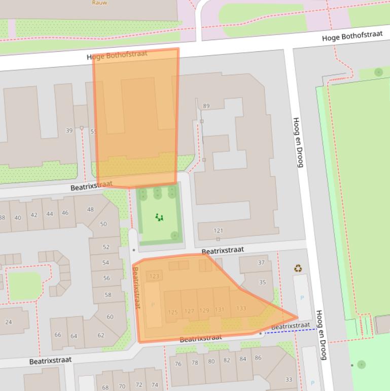 Kaart van postcodegebied 7511KR.