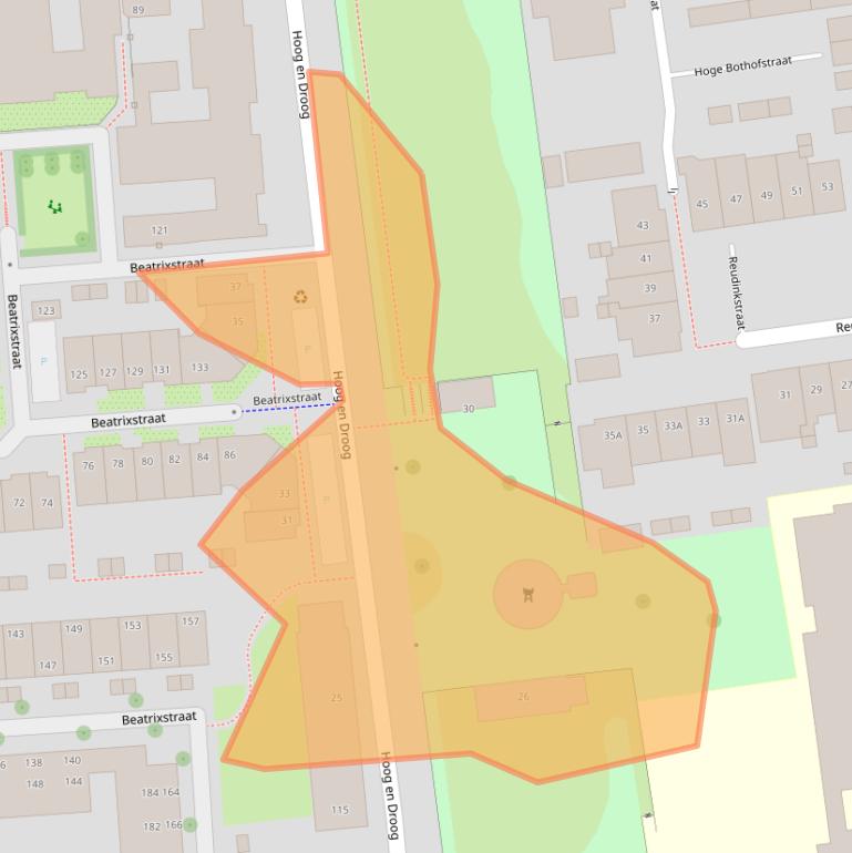 Kaart van postcodegebied 7511KS.