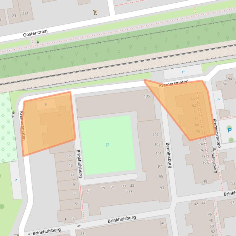 Kaart van postcodegebied 7511LB.