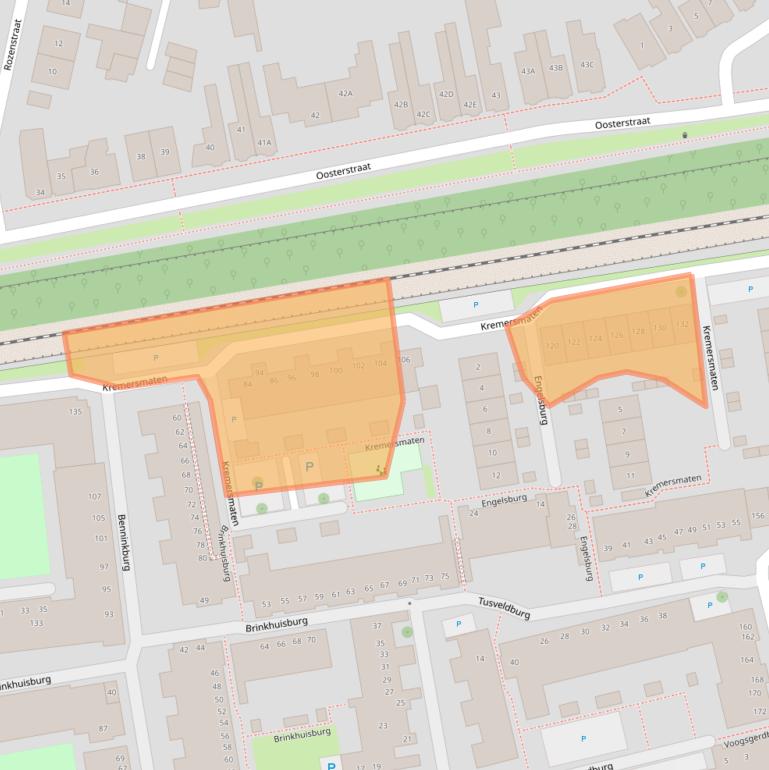 Kaart van postcodegebied 7511LC.