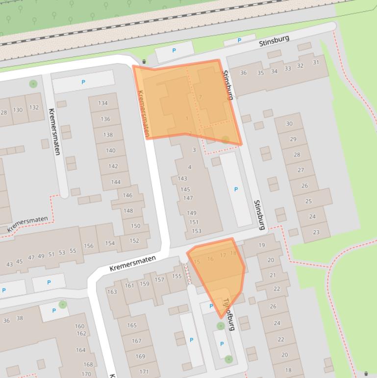 Kaart van postcodegebied 7511LK.