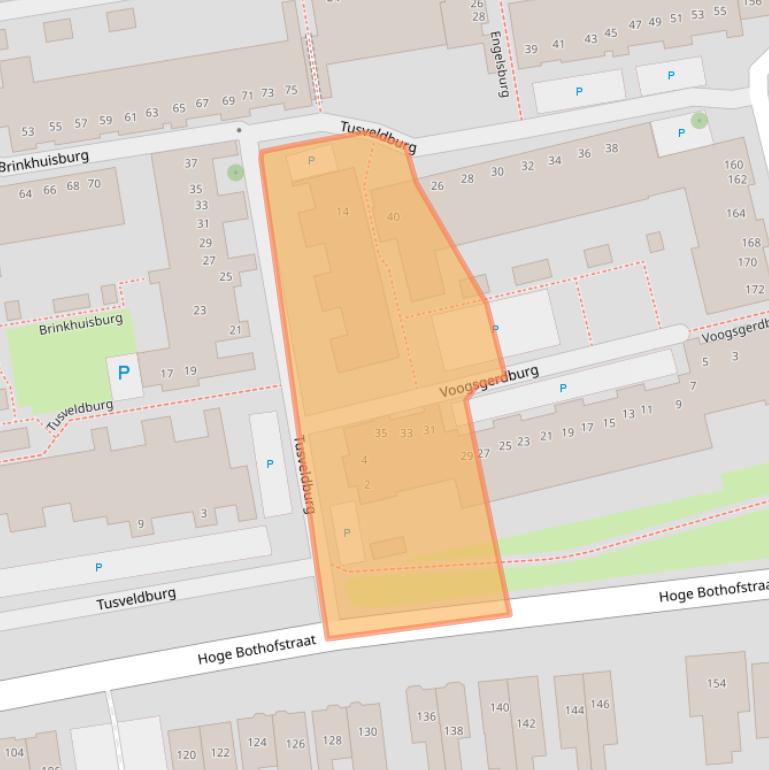 Kaart van postcodegebied 7511LN.