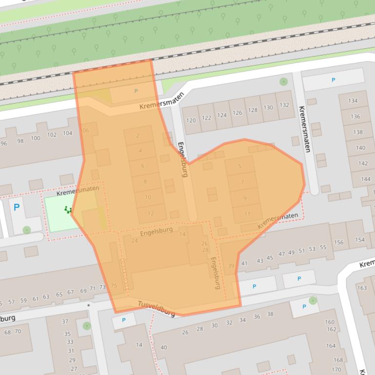 Kaart van postcodegebied 7511LT.