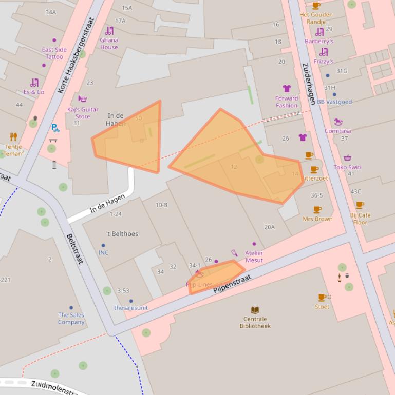 Kaart van postcodegebied 7511NA.
