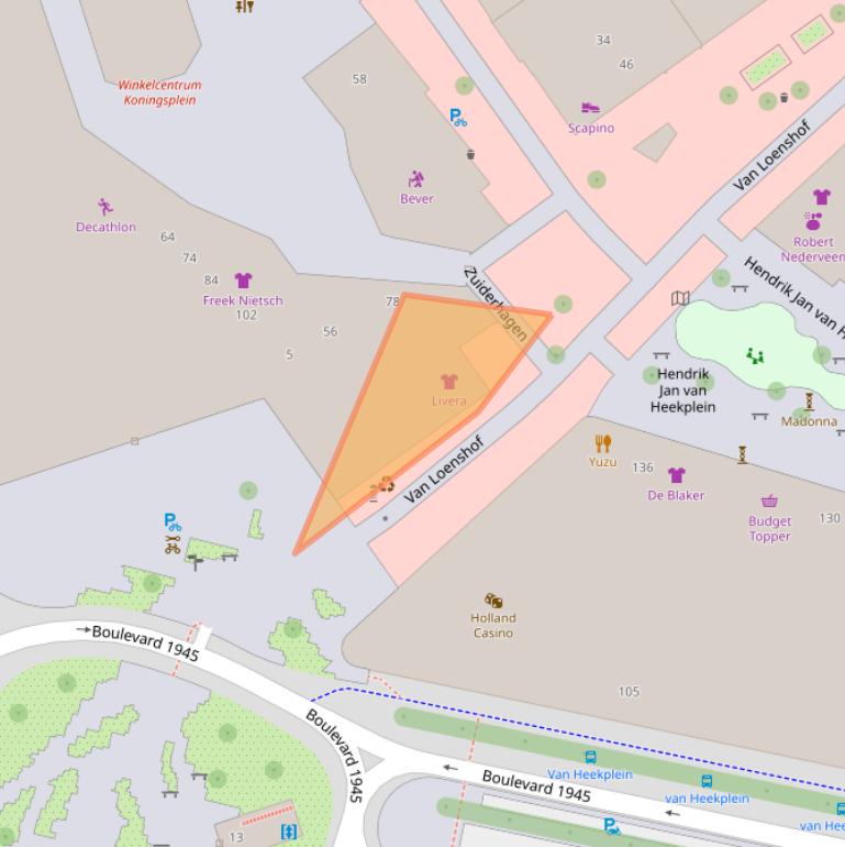 Kaart van postcodegebied 7511NM.