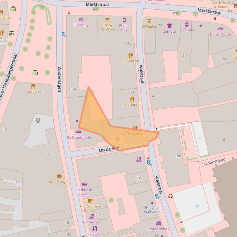 Kaart van postcodegebied 7511NS.