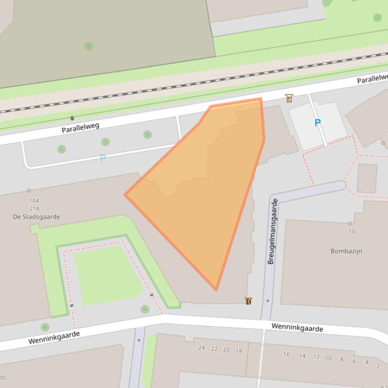 Kaart van postcodegebied 7511PB.