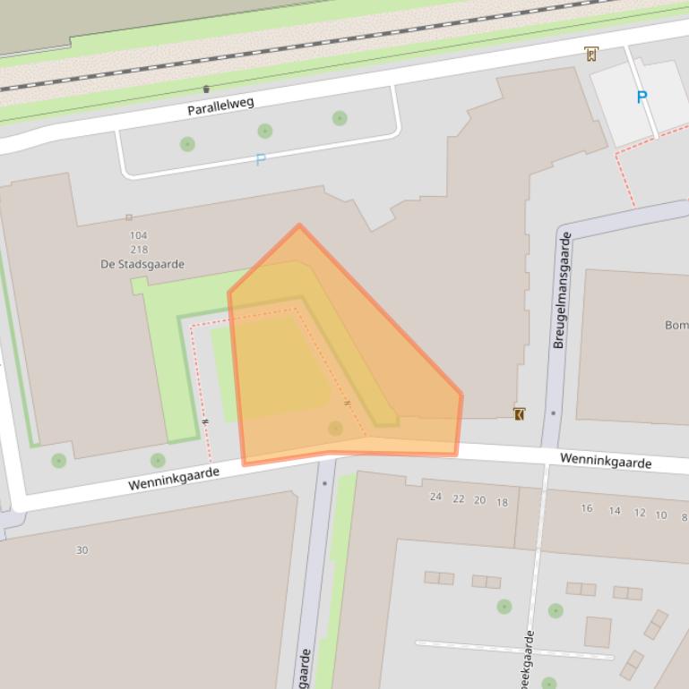 Kaart van postcodegebied 7511PE.