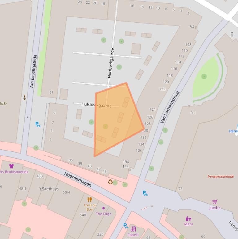 Kaart van postcodegebied 7511PK.