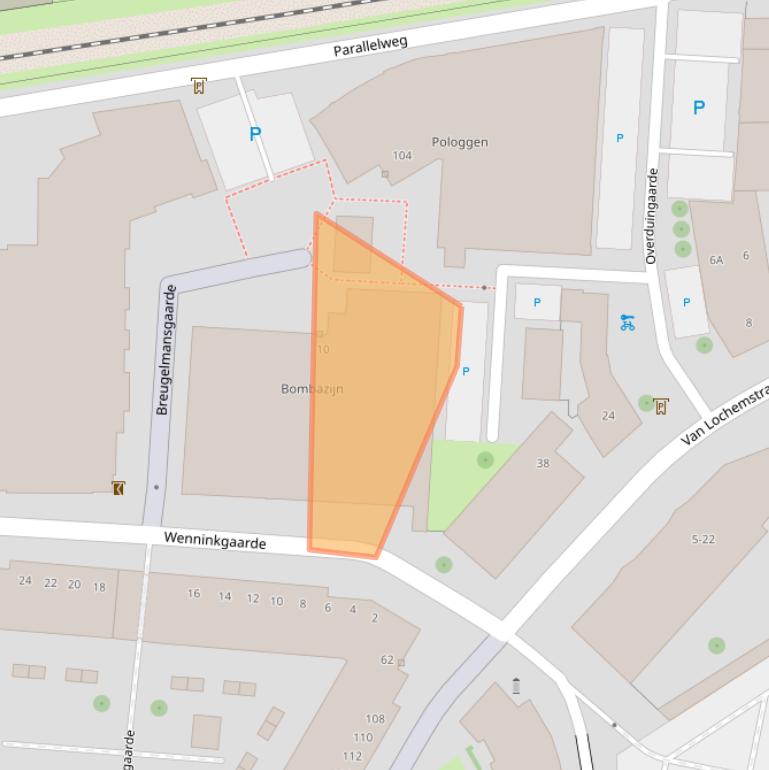 Kaart van postcodegebied 7511PS.