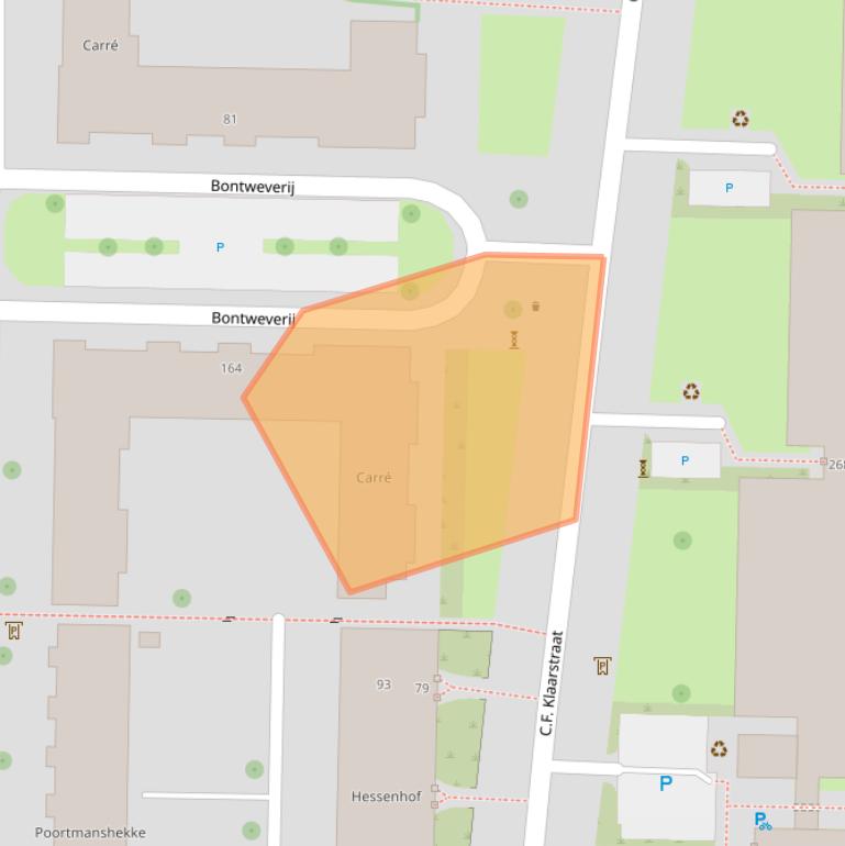 Kaart van postcodegebied 7511RK.