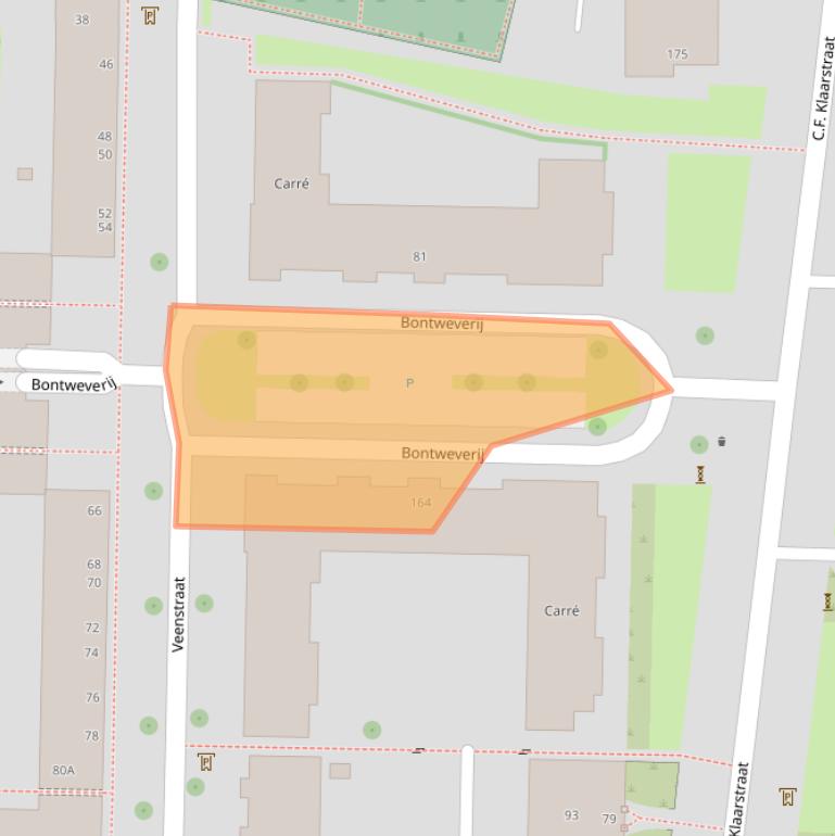 Kaart van postcodegebied 7511RL.