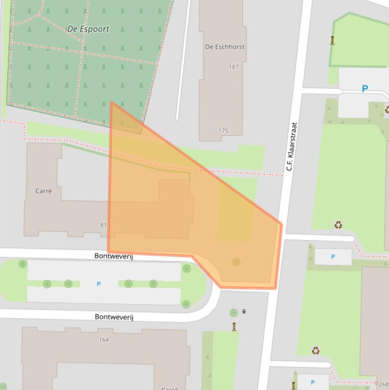 Kaart van postcodegebied 7511RM.